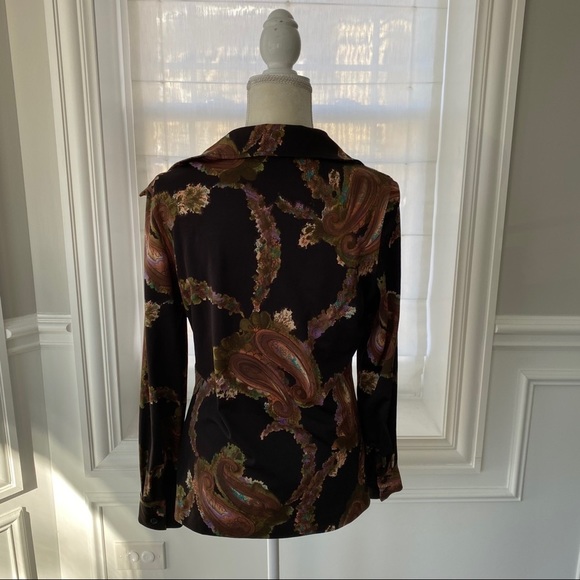 Vintage 70’s Paisley Print Button Up Shirt - Picture 6 of 10